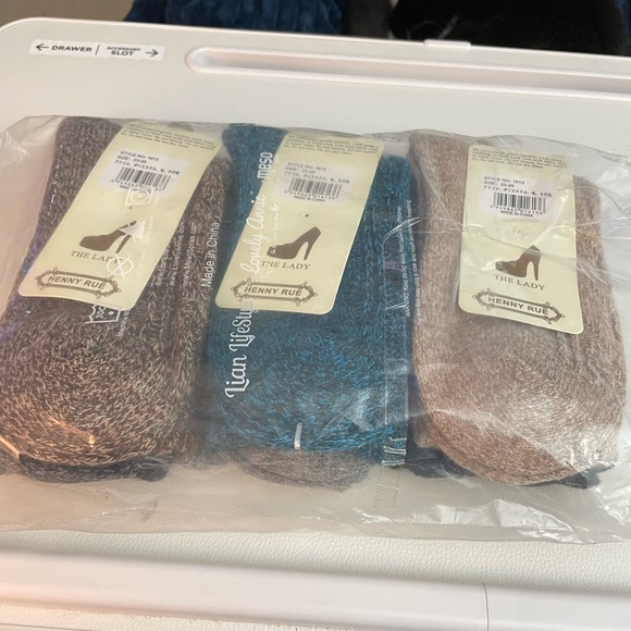 NIB Henry Rue set of 6 wool blend socks - Picture 2 of 4